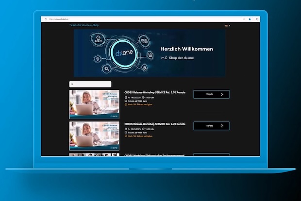 Entdecken Sie den neuen e-shop von dx.one!